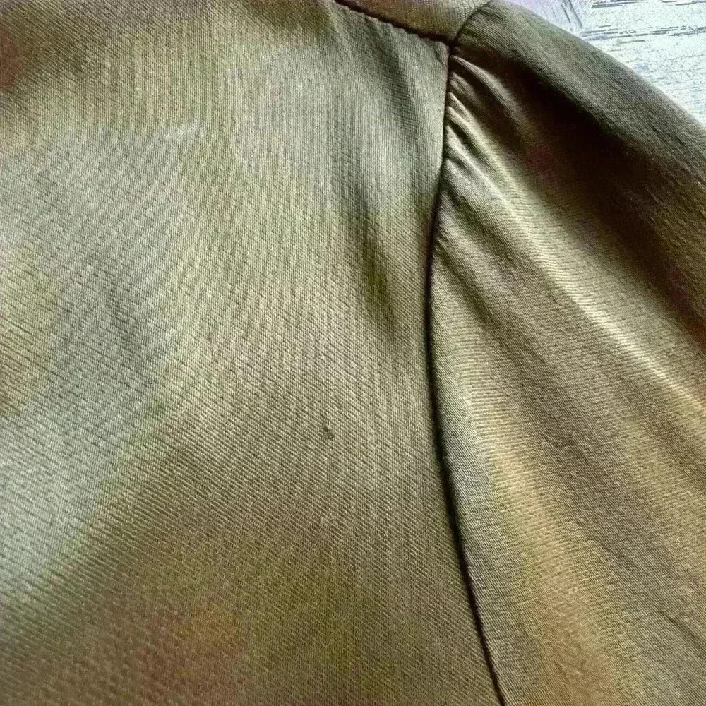 Reiss Arabella Satin Shirt-Style Midi Dress Size 8 - Picture 9 of 14